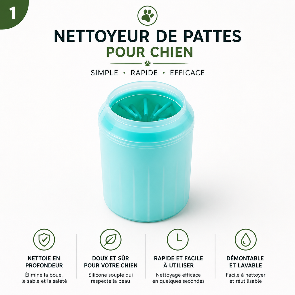 CleanPaw™ | Le nettoyeur de pattes révolutionnaire