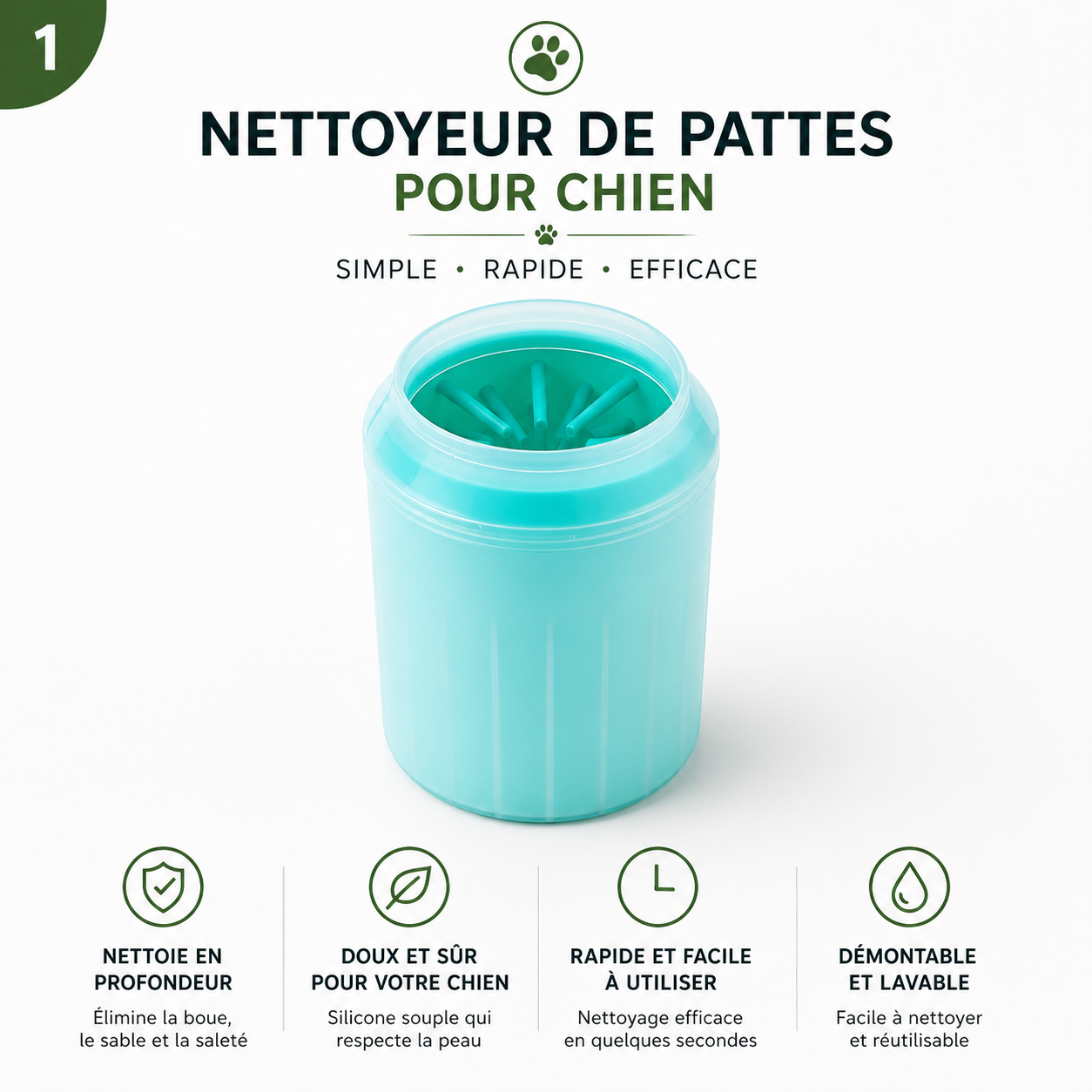 CleanPaw™ | Le nettoyeur de pattes révolutionnaire