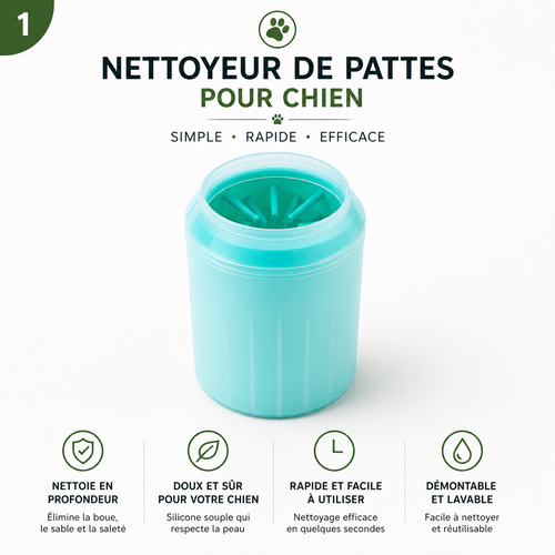 CleanPaw™ | Le nettoyeur de pattes révolutionnaire