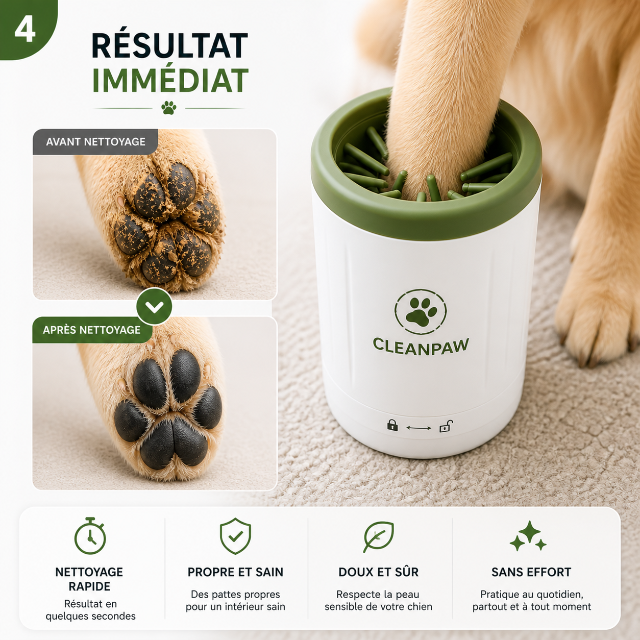 CleanPaw™ | Le nettoyeur de pattes révolutionnaire